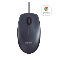 Logitech B100 - optische Maus - schwarz