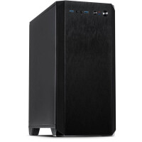 Inter-Tech H-606 - Micro Tower - PC - Schwarz - 15 cm -...