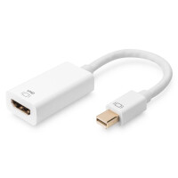 DIGITUS AK-340416-002-W - DisplayPort Adapterkabel, mini...