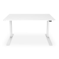 DIGITUS DA-90407 - Elektrisch höhenverstellbarer Tisch120x60x18cm top 50kg Last, weiß