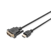 DIGITUS DB-330300-020-S - HDMI Adapterkabel, Typ...