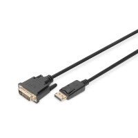 DIGITUS DB-340301-020-S - DisplayPort Adapterkabel, DP -...