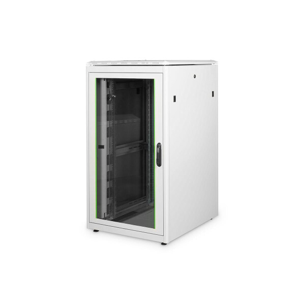 DIGITUS DN-19-26U-8/8-1 - 26HE Netzwerkschrank, Unique 1342x800x800 mm, Farbe Grau (RAL 7035)