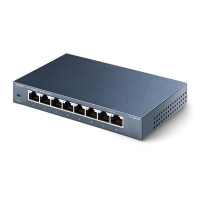 TP-LINK TL-SG108 8-port Metal Gigabit Switch - Switch -...