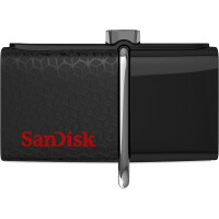 SanDisk Ultra Dual USB 256 GB - 256 GB - USB Type-A / Micro-USB - 3.2 Gen 1 (3.1 Gen 1) - 150 MB/s - Dia - Schwarz