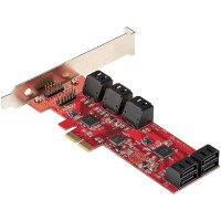 StarTech.com PCIe SATA Controller Karte - 10 Port SATA 3 Erweiterungskarte/Kontroller für