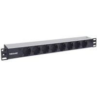 Intellinet Verlängerungsschnur ( Rack-montierbar ) - Wechselstrom 250 V - Eingabe, Eingang CEE 7/4 (SCHUKO)