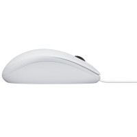 Logitech B100 - optische Maus - wei&szlig;