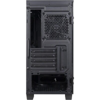 Inter-Tech X-608 Infinity Micro - Tower - PC - Glas - ITX,uATX - Gaming - Rot/Grün/Blau