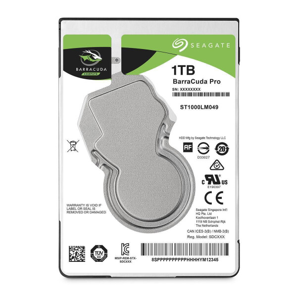 Seagate Barracuda Pro - 2.5 Zoll - 1000 GB - 7200 RPM