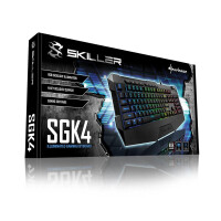 Sharkoon Tastatur Skiller SGK4 Gaming Keyboard IT Layout...
