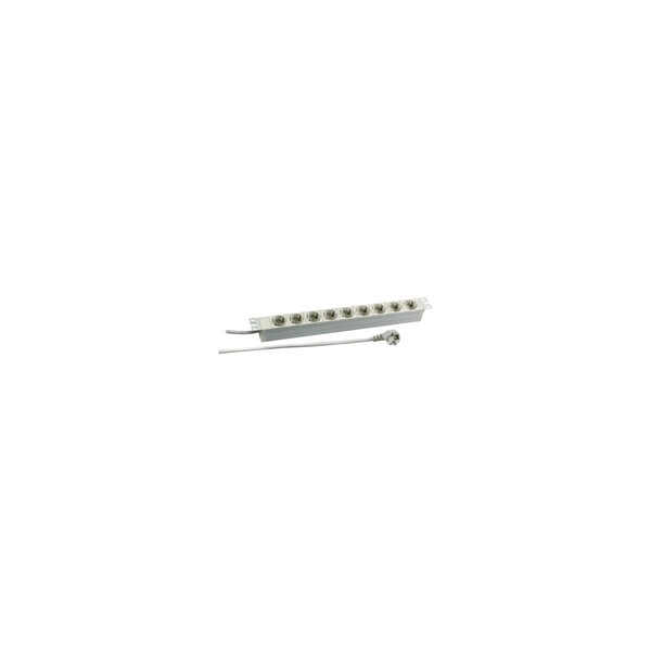 EFB Elektronik 19" 1HE Steckdosenleiste 9 x CEE 7/3, RAL7035