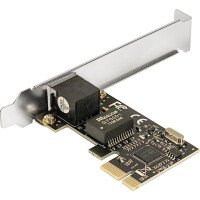 Inter-Tech ST-705 - Eingebaut - Verkabelt - PCI Express - Ethernet - 1000 Mbit/s
