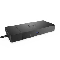 Dell WD19S-130W - Verkabelt - USB 3.2 Gen 2 (3.1 Gen 2) Type-C - 10,100,1000 Mbit/s - Schwarz - 5120 x 2880 Pixel - Gleichstrom