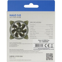 Inter-Tech Alseye Halo 3.0 - Computergehäuse - Ventilator - 12 cm - 1500 RPM - 23 dB - 90,9 cfm