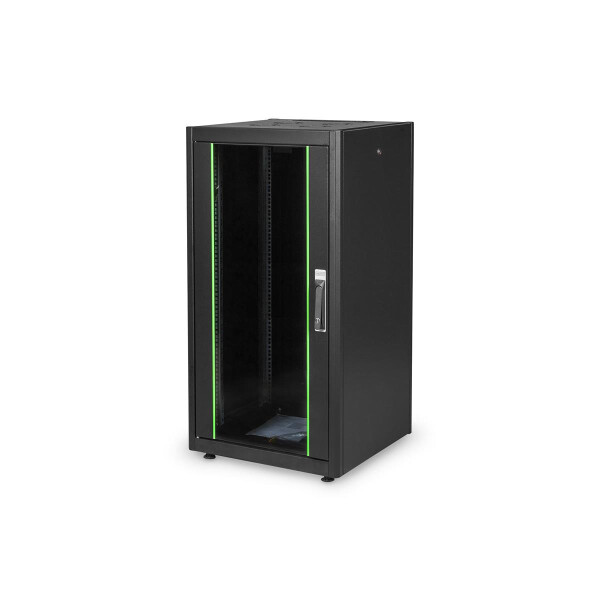 DIGITUS DN-19-22U-6/6-DB - 22HE Netzwerkschrank, Dynamic Basic 1155x600x600 mm, Farbe Schwarz (RAL 9005)