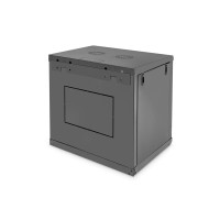 DIGITUS DN-19-12U-EC-SW - 12HE Wandgehäuse 607x600x450 mm, Farbe Schwarz (RAL 9005)