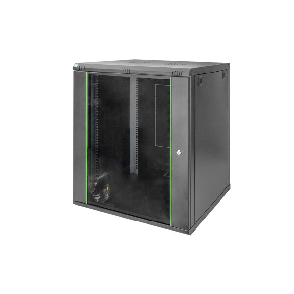 DIGITUS DN-19-16U-6/6-EC-SW - 16HE Wandgehäuse 785x600x600 mm, Farbe Schwarz (RAL 9005)