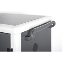 DIGITUS DN-45002 - Mobiler Ladeschrank, 30 Ladestationen, 15,6", schw 1260 x 824 x 650 mm, inkl. USB, PDU, Lüfter
