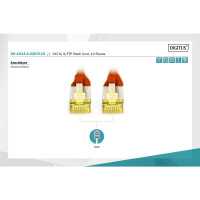 DK-1644-A-020-R-10 - CAT 6A S-FTP Patchkabel, Cu, LSZH AWG 26/7,  2 m, 10 Stück,  Rot