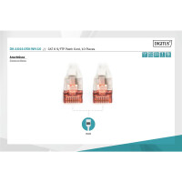 DK-1644-050-WH-10 - CAT 6 S-FTP Patchkabel, Cu, LSZH AWG...
