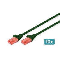 DIGITUS DK-1617-020-G-10 - CAT 6 U-UTP Patchkabel, Cu,...