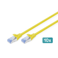 DIGITUS DK-1531-020-Y-10 - CAT 5e SF-UTP Patchkabel, Cu,...