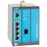 Insys icom MRX3 DSL-A - mod. xDSL-Router - Ethernet-WAN - Schnelles Ethernet - Blau - Grau