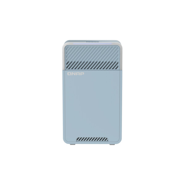 QNAP QMiro-201W - Wi-Fi 5 (802.11ac) - Dual-Band (2,4 GHz/5 GHz) - Eingebauter Ethernet-Anschluss - Blau - Tabletop-Router