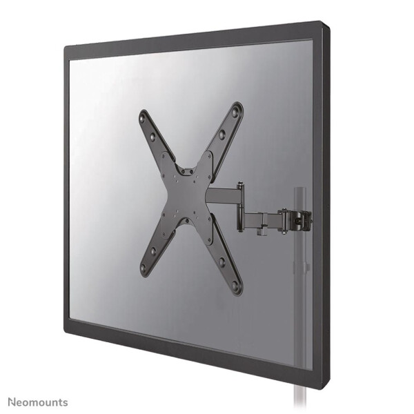 Neomounts FL40-450BL14 Screen Pole Clamp/Truss Mount 3 pivots VESA 400x400 pole