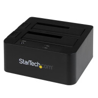 StarTech.com 2-fach USB 3.0 / eSATA Festplatten Dockingstation mit UASP f&uuml;r 2,5/3,5&quot; SSD / HDD - Festplatte - SSD - Serial ATA III - 2.5,3.5 Zoll - 8 TB - USB 3.2 Gen 1 (3.1 Gen 1) Type-B - 6 Gbit/s