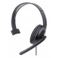 Manhattan Mono USB-Headset - Ohrumschlie&szlig;endes...