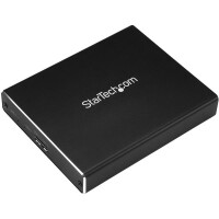 StarTech.com Dual Slot Festplattengeh&auml;use f&uuml;r M.2 NGFF SATA SSDs - USB 3.1 (10Gbit/s) - RAID - SSD-Geh&auml;use - M.2 - M.2 - SATA - Serial ATA II - Serial ATA III - 10 Gbit/s - USB Konnektivit&auml;t - Schwarz