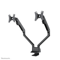Neomounts Flat Screen Dual Desk Mount 10-32inch clamp/grommet Black
