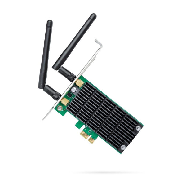 TP-LINK Archer T4E - Eingebaut - Kabellos - PCI Express - WLAN - 867 Mbit/s - Schwarz - Grün