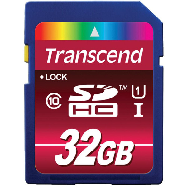 Transcend 32GB SDHC CL 10 UHS-1 - 32 GB - SDHC - Klasse 10 - MLC - 90 MB/s - Class 1 (U1)