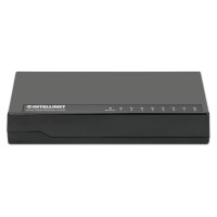 IC Intracom 8-Port Gigabit Ethernet Switch Desktop-Format Kunststoffgehäuse IEEE 802.3az - Switch - 1 Gbps