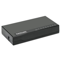 IC Intracom 8-Port Gigabit Ethernet Switch Desktop-Format Kunststoffgehäuse IEEE 802.3az - Switch - 1 Gbps