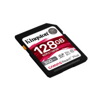 Kingston 128GB Canvas React Plus SDXC UHS-II 300R/260W U3 V90 for Full HD/4K/8K - Extended Capacity SD (SDXC)