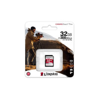 Kingston 32GB Canvas React Plus SDHC UHS-II 300R/260W U3 V90 for Full HD/4K/8K - High Capacity SD (SDHC)