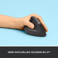 Logitech Lift Left Vertical Ergonomic Mouse - GRAPHITE BLACK - EMEA