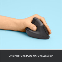 Logitech Lift Left Vertical Ergonomic Mouse - GRAPHITE BLACK - EMEA