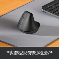 Logitech Lift Left Vertical Ergonomic Mouse - GRAPHITE BLACK - EMEA