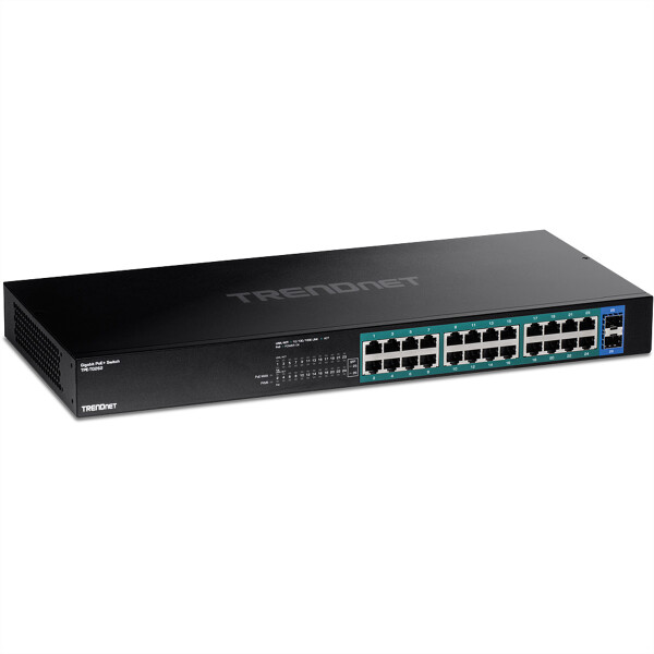 TRENDnet TPE-TG262 26-Port PoE Switch Gigabit PoE+ 380W - Switch - 1 Gbps