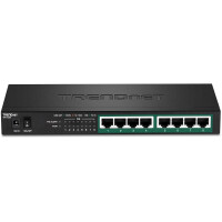 TRENDnet TPE-TG84 8-Port PoE Switch Gigabit PoE+ 65W -...