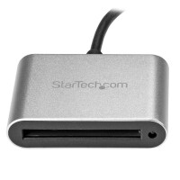 StarTech.com USB 3.0 Kartenleser f&uuml;r CFast 2.0 Karten - USB-C - CFast,CFast 2.0 - Schwarz - Silber - 6000 Mbit/s - Aluminium - Aktivit&auml;t - Leistung - RoHS - CE - FCC - REACH