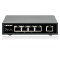 IC Intracom 5-Port Gigabit PoE+ Switch 62W - Switch - 1 Gbps