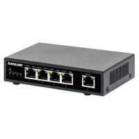 IC Intracom 5-Port Gigabit PoE+ Switch 62W - Switch - 1 Gbps