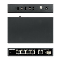 IC Intracom 5-Port Gigabit PoE+ Switch 1SFP91W - Switch - 1 Gbps