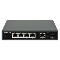 IC Intracom 5-Port Gigabit PoE+ Switch 1SFP91W - Switch - 1 Gbps